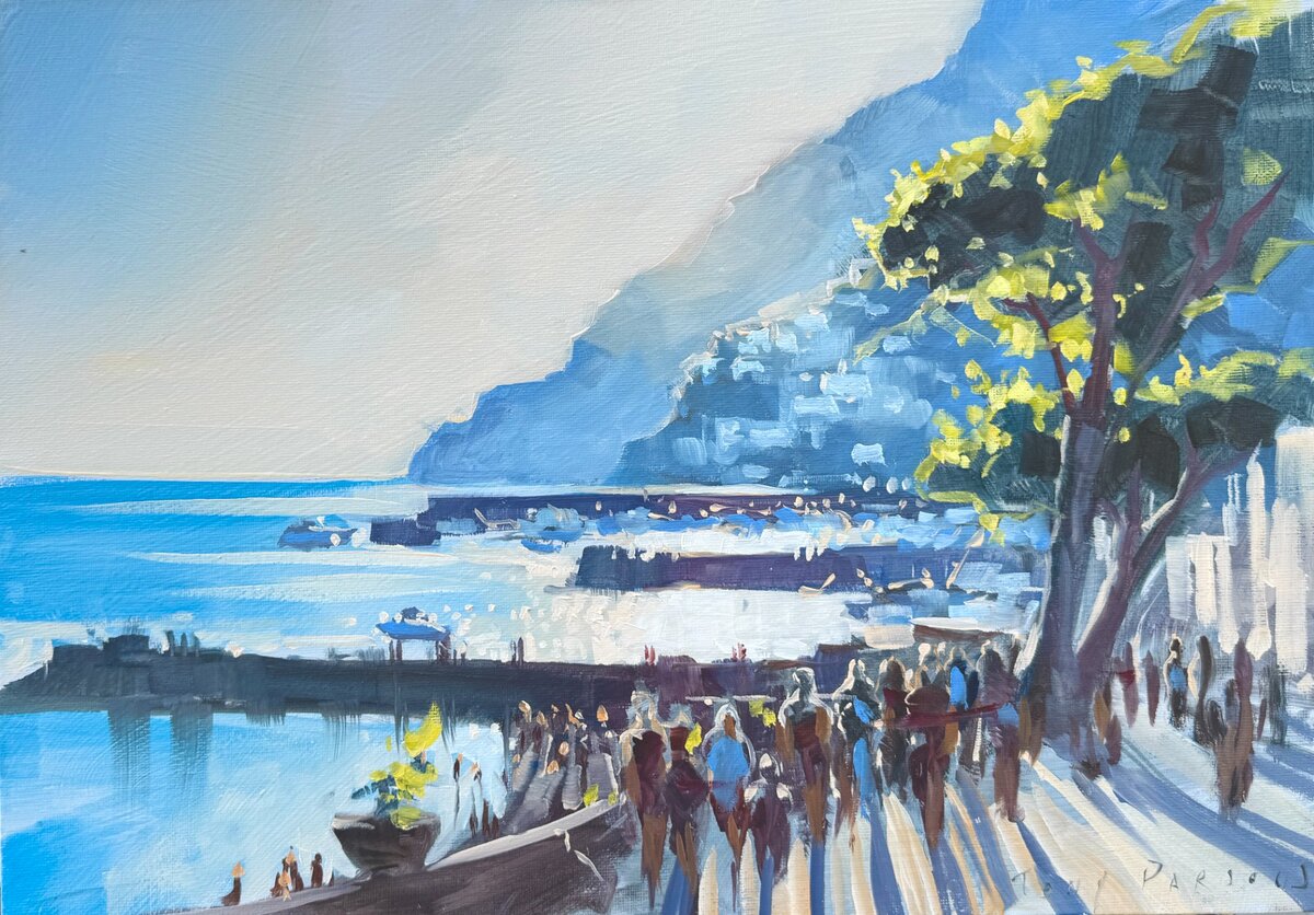 Amalfi Cliffs Sunset